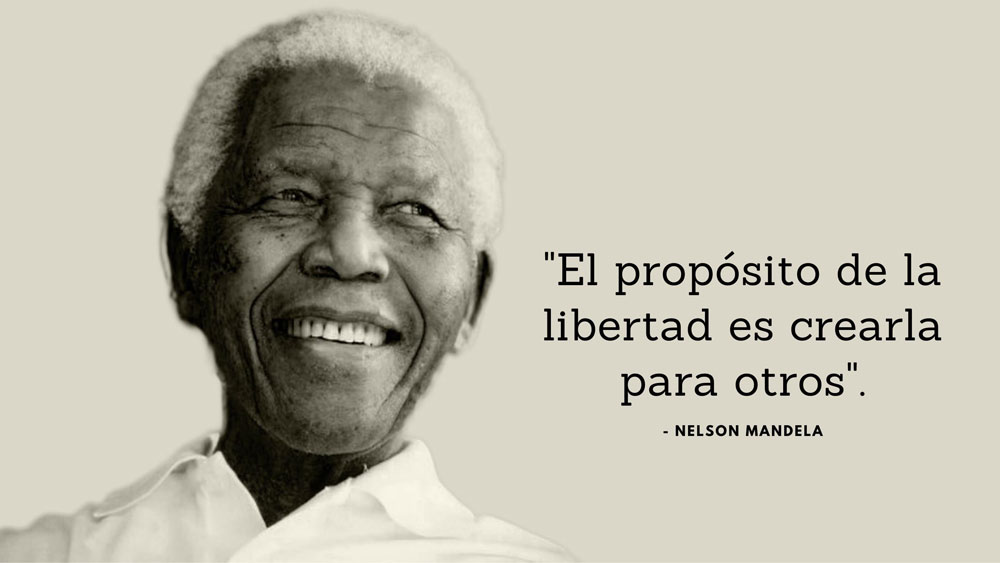 frases de Nelson Mandela sobre la libertad