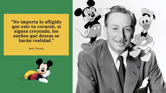 frases de Walt Disney sobre los sueños