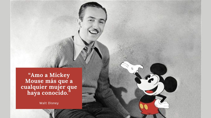 frases sobre Mickey Mouse y Disneyland