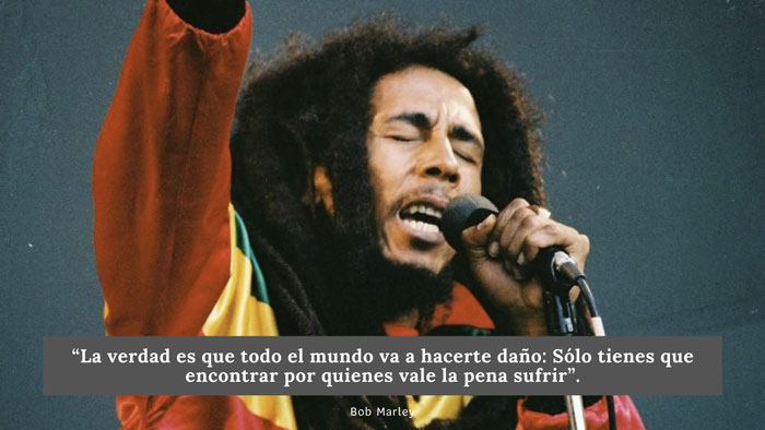 92 Frases de Bob Marley sobre su vida y sus canciones