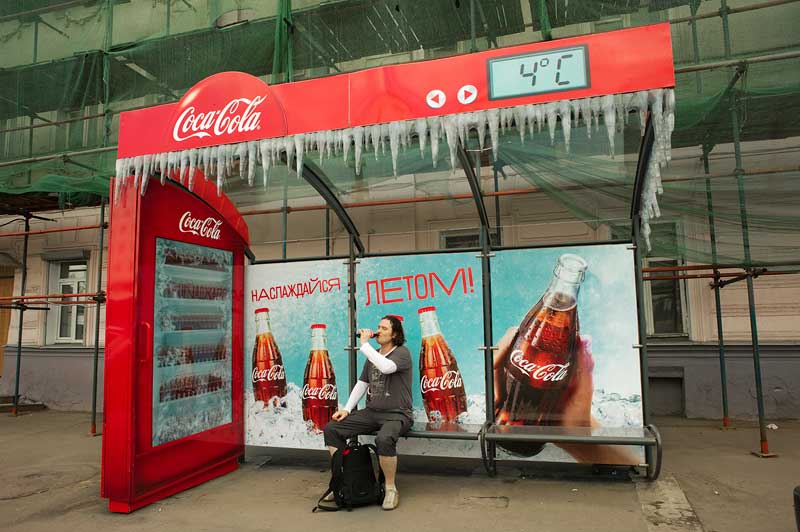 ejemplos de marketing de guerrilla coca cola