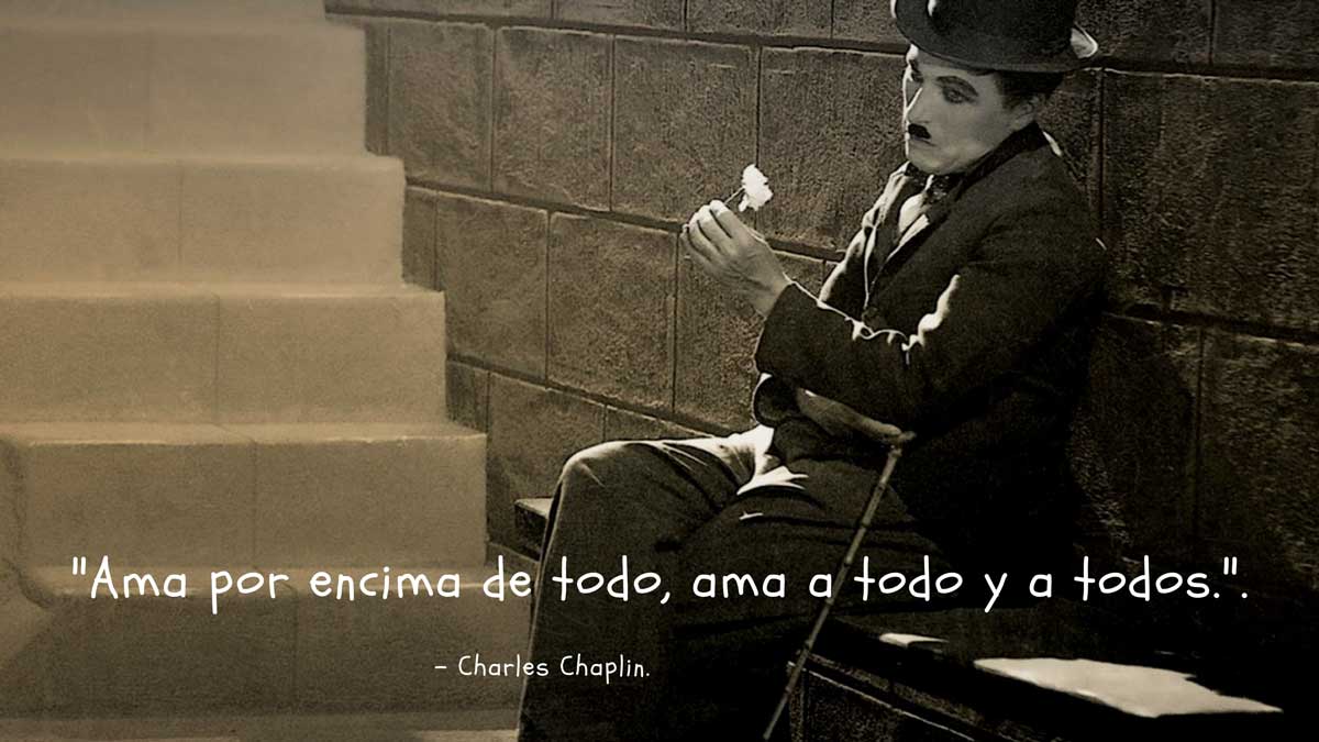 frases de Charles Chaplin de amor