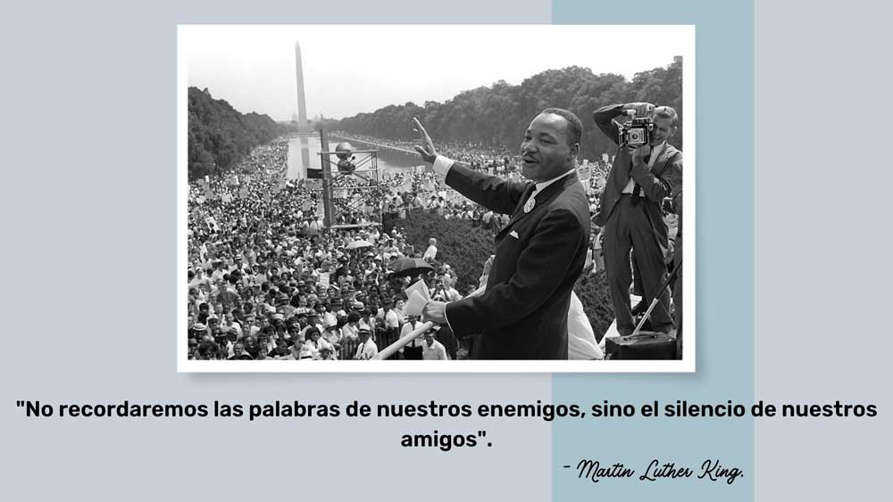 frases Martin Luther King sobre violencia la paz