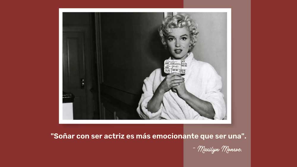 frases de Marilyn Monroe cortas