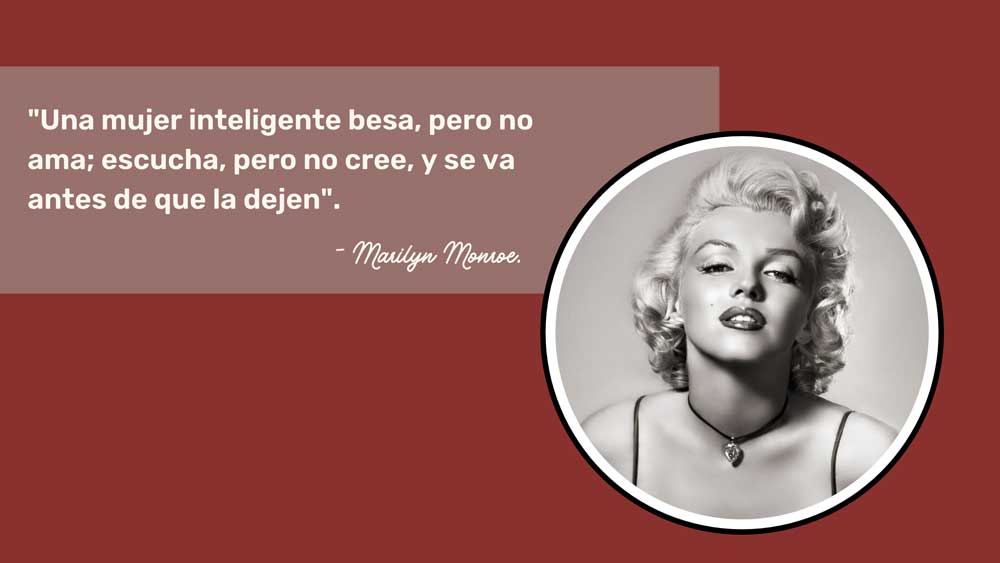 frases de Marilyn Monroe feministas