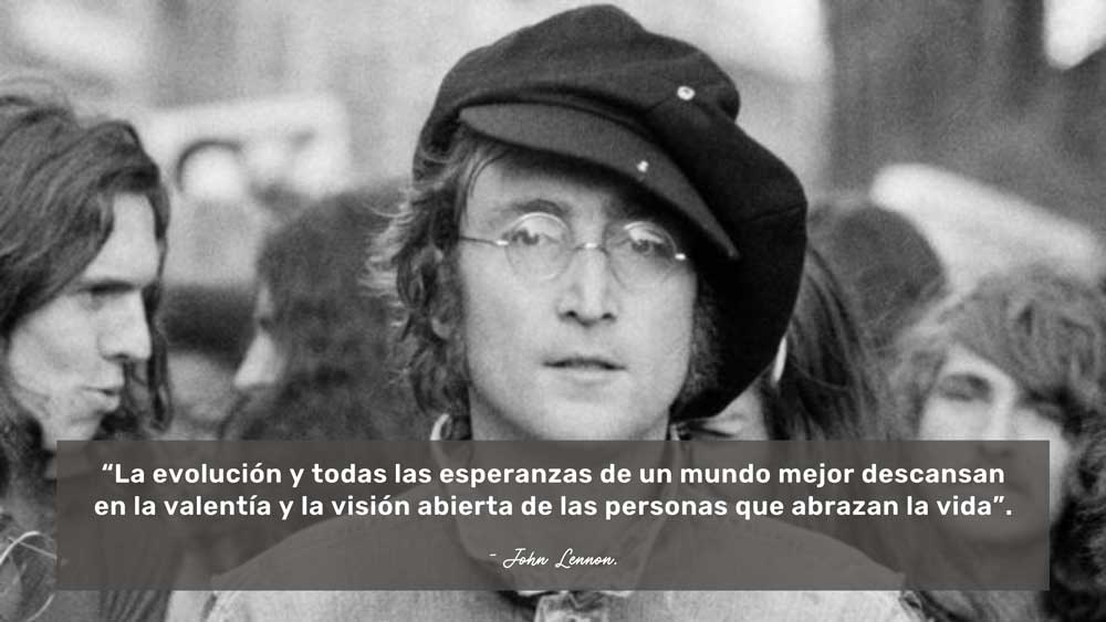 Lennon sobre la vida