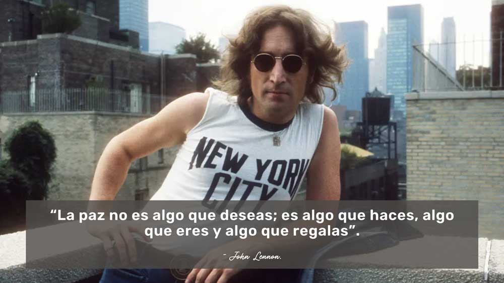 frases John Lennon la paz