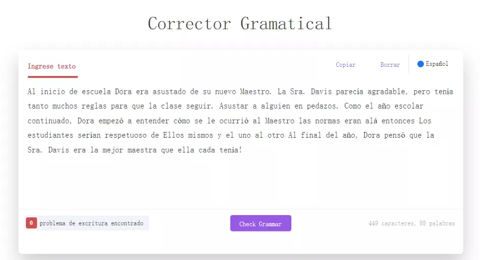 reescribir texto